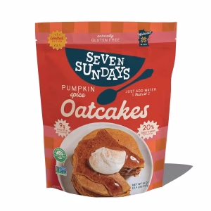 Seven Sundays Pumpkin Spice Oatcakes