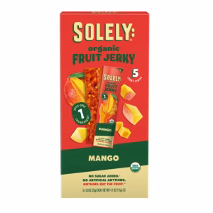 Solely Organic Mango Fruit Jerky 